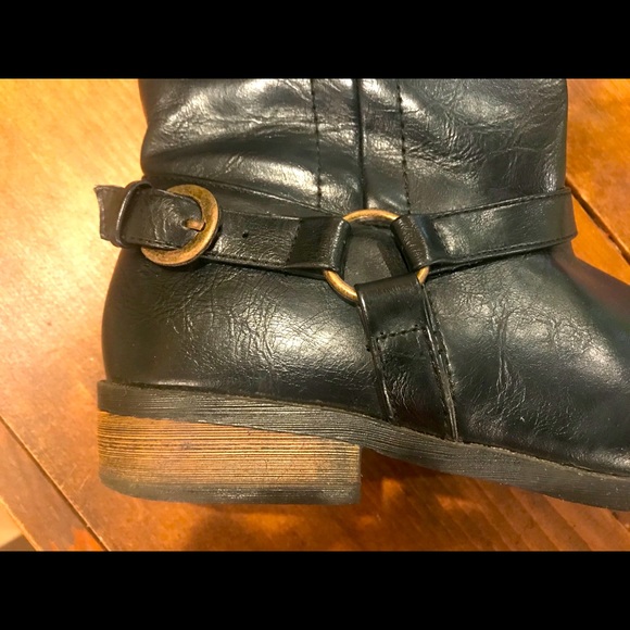 Vintage Faux Leather Riding Boots - Picture 5 of 8